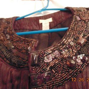 EUC, Chicos, size 3 16/18, Eggplant